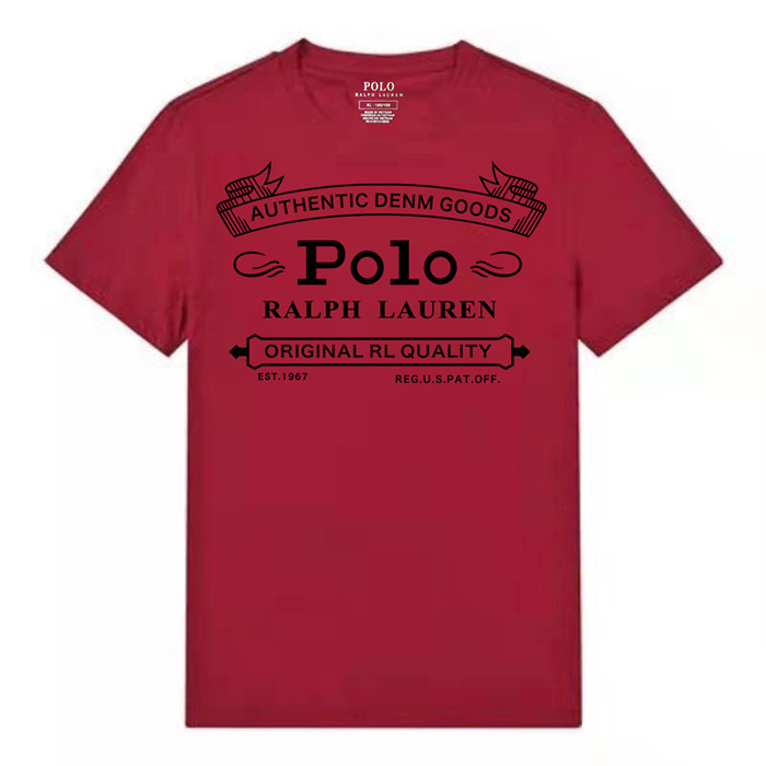 POLO Fashion Casual Summer Short sleeve T-shirt-Red-2957004