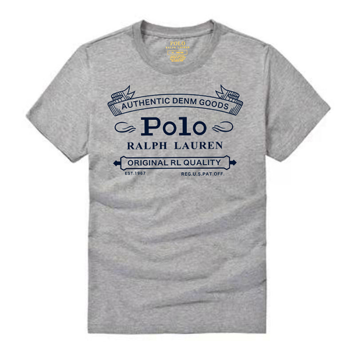 POLO Fashion Casual Summer Short sleeve T-shirt-Gray-1434416