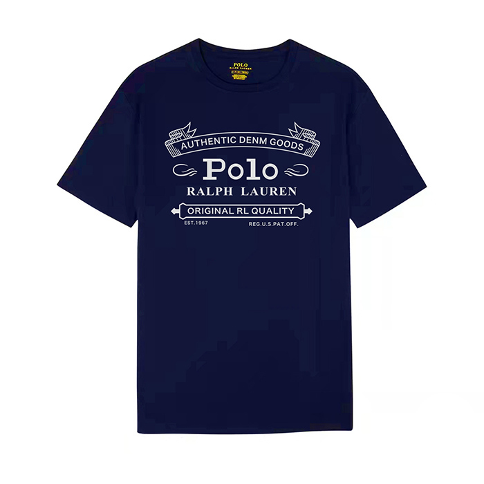 POLO Fashion Casual Summer Short sleeve T-shirt-Navy Blue-6455265