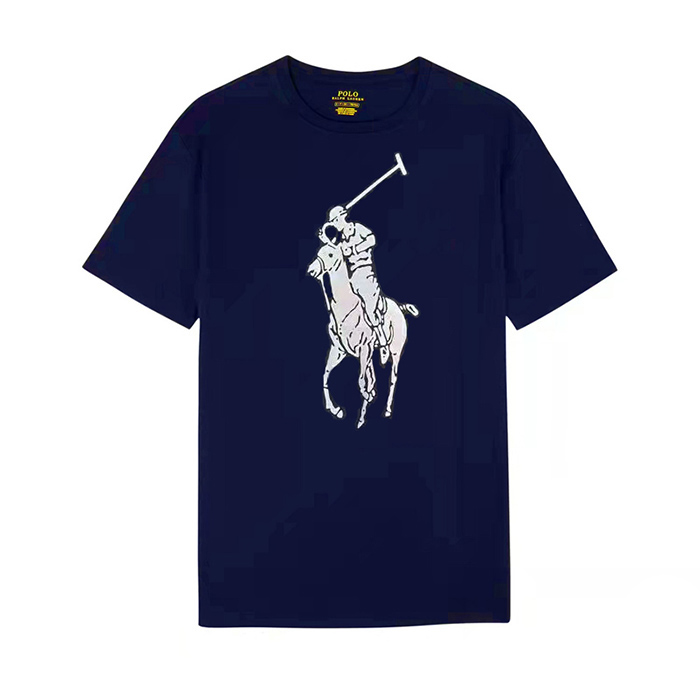 POLO Fashion Casual Summer Short sleeve T-shirt-Navy Blue-5615717