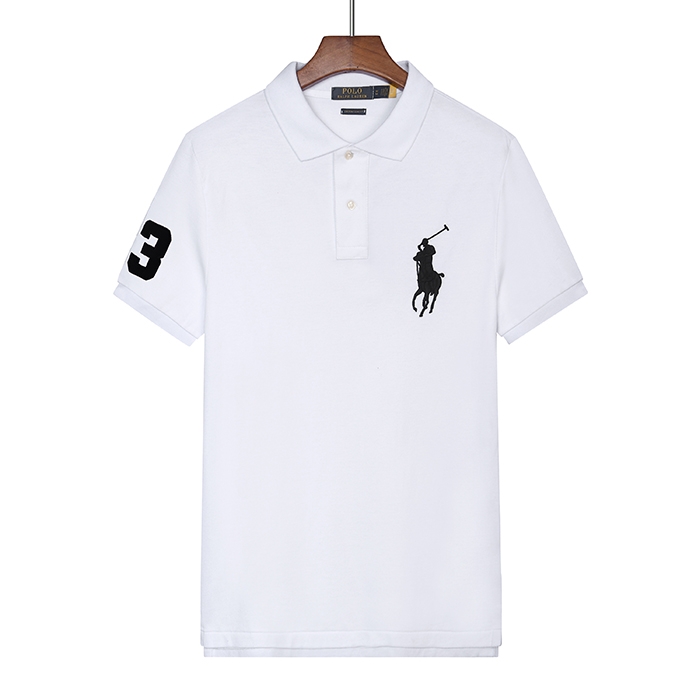 POLO Fashion Casual Summer Short sleeve T-shirt-White-9470889