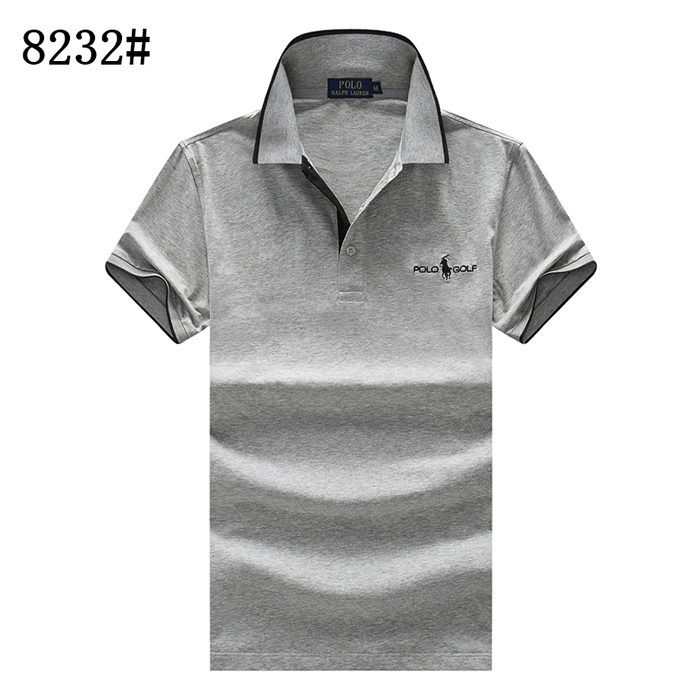 POLO Fashion Casual Summer Short sleeve T-shirt-Gray-8733797