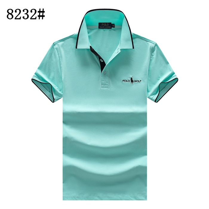 POLO Fashion Casual Summer Short sleeve T-shirt-Light Green-3814688