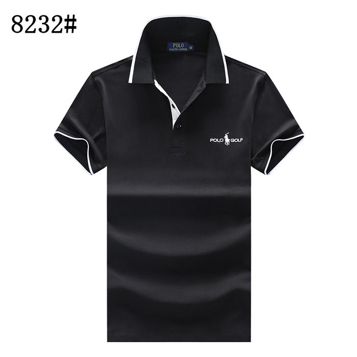 POLO Fashion Casual Summer Short sleeve T-shirt-Black-7947786