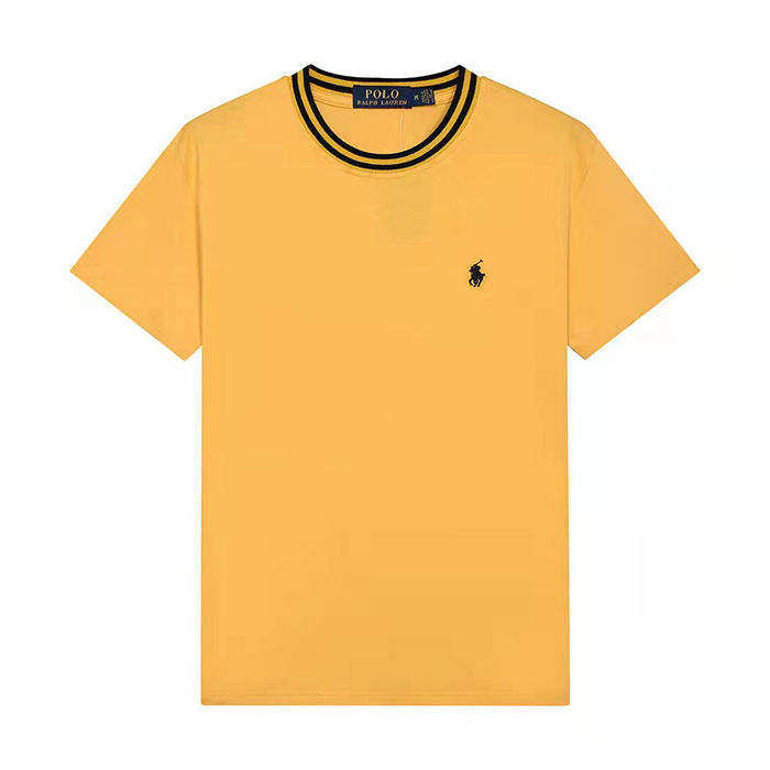 POLO Fashion Casual Summer Short sleeve T-shirt-Yellow-8122465