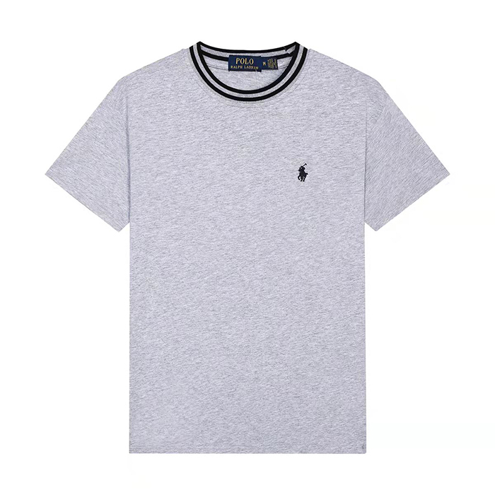 POLO Fashion Casual Summer Short sleeve T-shirt-Gray-488981