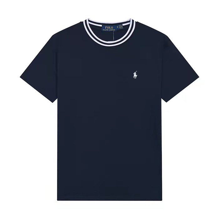 POLO Fashion Casual Summer Short sleeve T-shirt-Navy Blue-4686679