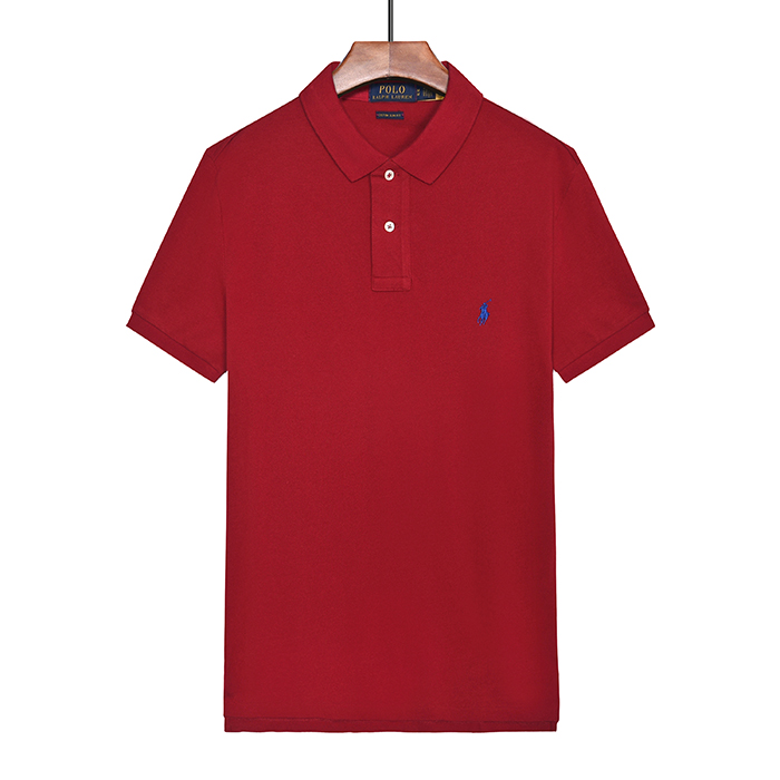 POLO Fashion Casual Summer Short sleeve T-shirt-Red-4929145