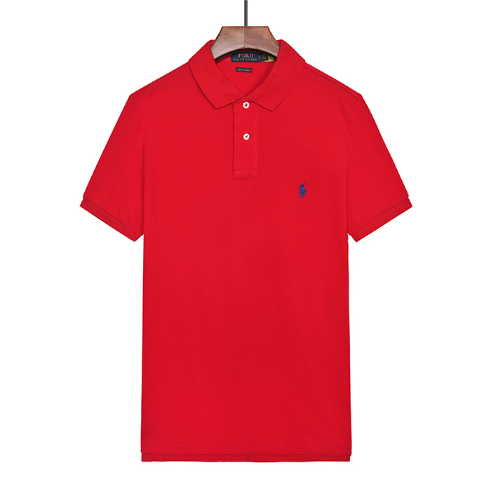 POLO Fashion Casual Summer Short sleeve T-shirt-Red-4934477