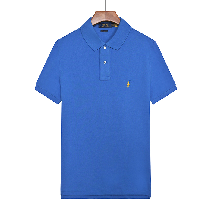 POLO Fashion Casual Summer Short sleeve T-shirt-Blue-3830518