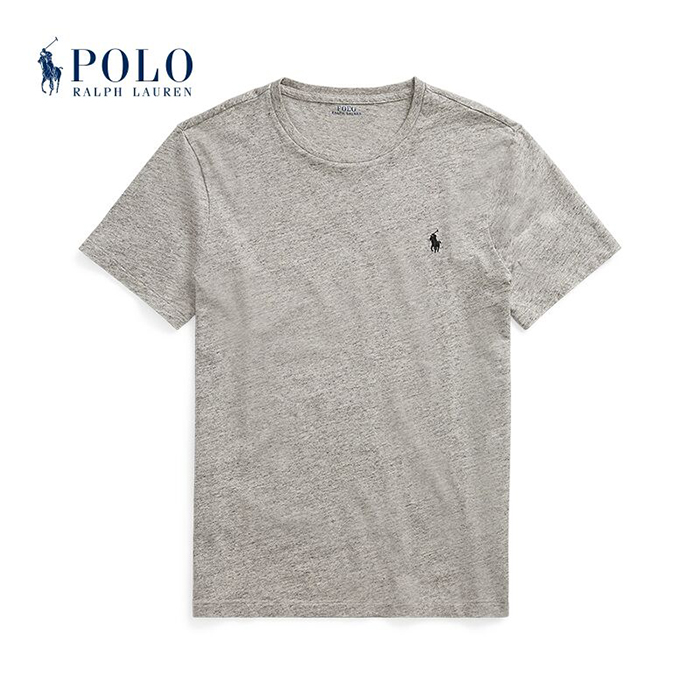 POLO Fashion Casual Summer Short sleeve T-shirt-Gray-5188178