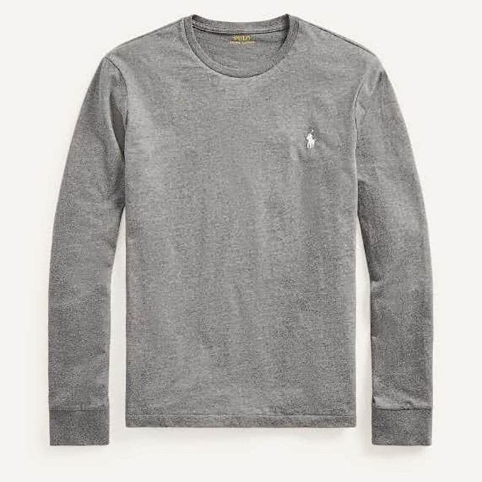 POLO casual clothes Autumn Fashion Long sleeve-Gray-5866720