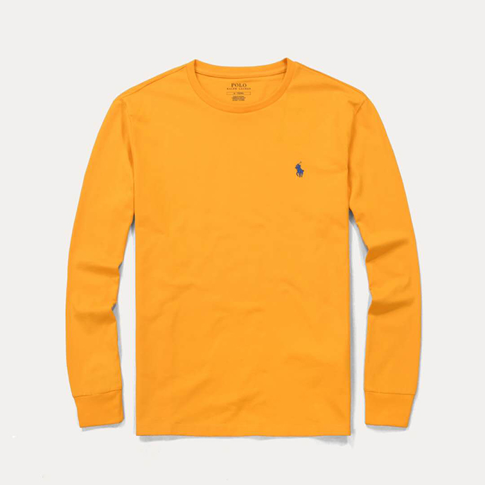 POLO casual clothes Autumn Fashion Long sleeve-Yellow-9517939