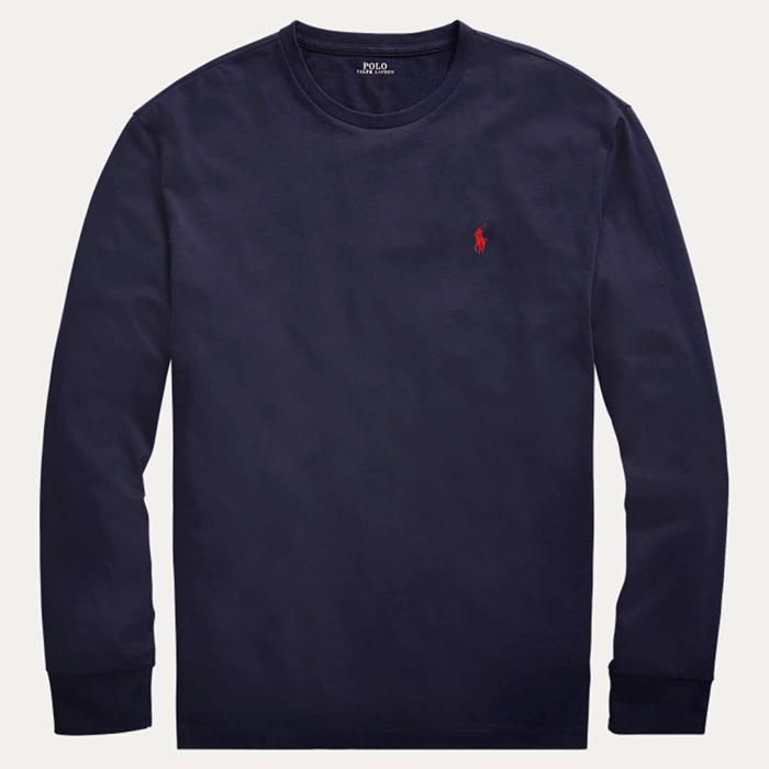 POLO casual clothes Autumn Fashion Long sleeve-Navy Blue-207397