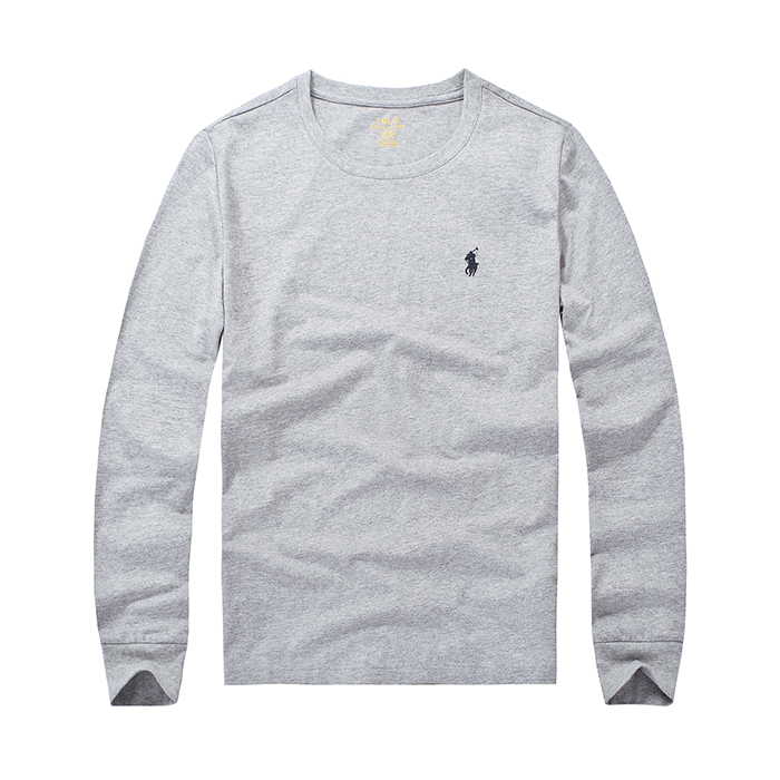 POLO casual clothes Autumn Fashion Long sleeve-Gray-564961