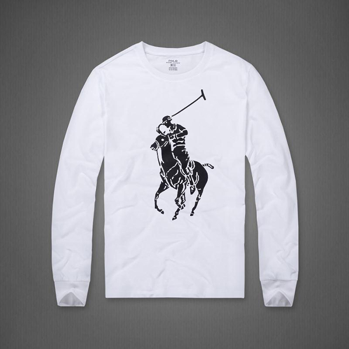 POLO casual clothes Autumn Fashion Long sleeve-White-7558746