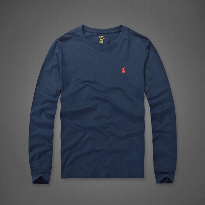 POLO casual clothes Autumn Fashion Long sleeve-Navy Blue-4813283