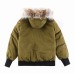 Canada Goose Winter Down Jacket Hooded Parka Down Jacket -Army Green-5137384