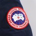 Canada Goose Winter Women Down Jacket Hooded Parka Long Down Jacket -Navy Blue-3527031