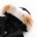 Canada Goose Winter Women Down Jacket Hooded Parka Long Down Jacket -Navy Blue-6520150