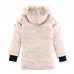 Canada Goose Winter Women Down Jacket Hooded Parka Long Down Jacket -Beige-8881545