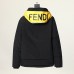 FENDI Winter Down Jacket Parka Hooded Down Jacket -Black-5951403