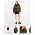 LV Women Winter Down Jacket Parka Hooded Down Jacket -Army Green-3725184