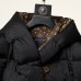 LV Women Winter Down Jacket Parka Hooded Down Jacket -Black-4945030