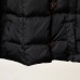 LV Women Winter Down Jacket Parka Hooded Down Jacket -Black-4945030