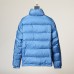 Dior Winter Down Jacket Hooded Parka Down Jacket -Blue-5161225