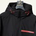 Prada Winter Wind Breaker Hooded Parka Wind Breaker -Black-8251428