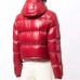 Moncler Women Winter Down Jacket Hooded Parka Down Jacket -Red-8120757