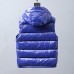 Moncler Winter Down Jacket Sleeveless vest Parka Hooded Down Jacket Sleeveless vest-Blue-6812134