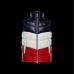 Moncler Winter Down Jacket Sleeveless vest Parka Hooded Down Jacket Sleeveless vest-Red/Navy Blue-4783709