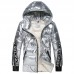 Moncler Winter Down Jacket Parka Hooded Down Jacket -Silver-327589