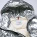 Moncler Winter Down Jacket Parka Hooded Down Jacket -Silver-327589