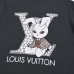 Louis Vuitton LV Fashion Casual Summer Short sleeve T-shirt-Black-2312883