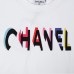 Chanel Fashion Casual Summer Short sleeve T-shirt-White-5642397