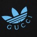 GUCCI X Adidas Fashion Casual Summer Short sleeve T-shirt-Black-4707393