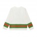 Gucci Knitted Sweater Long Sleeved Sweater-White/Green-7784399