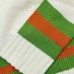 Gucci Knitted Sweater Long Sleeved Sweater-White/Green-7784399