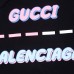 GUCCI X Balenciaga Fashion Casual Summer Short sleeve T-shirt-Black-419598