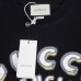 GUCCI X Balenciaga Fashion Casual Summer Short sleeve T-shirt-Black-9656050