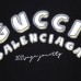 GUCCI X Balenciaga Fashion Casual Summer Short sleeve T-shirt-Black-9656050