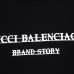 GUCCI X Balenciaga Fashion Casual Summer Short sleeve T-shirt-Black-9725753