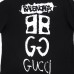 GUCCI X Balenciaga Fashion Casual Summer Short sleeve T-shirt-Black-3102603