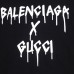 GUCCI X Balenciaga Fashion Casual Summer Short sleeve T-shirt-Black-3862942