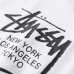 Stussy Fashion Summer Short sleeve T-shirt-White-1736827