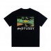 Stussy Fashion Summer Short sleeve T-shirt-Black-2983218