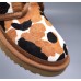 UGG CLASSIC ULTRA MINI COW PRINT - Brown-6554122